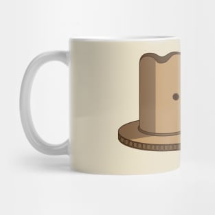 Big Cardboard Cowboy hat Mug